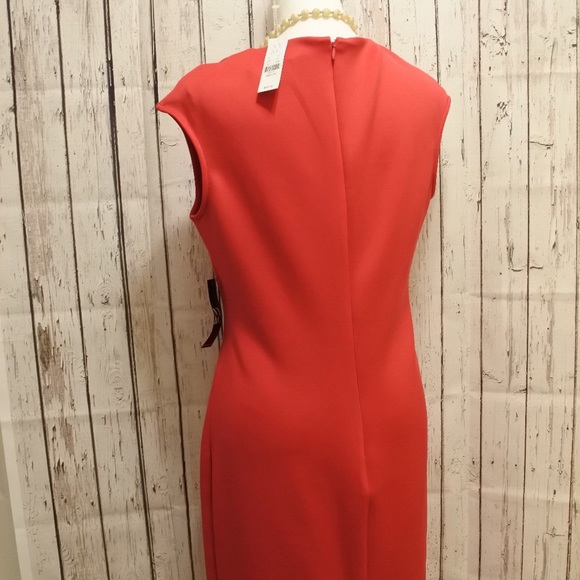 NWT NY&Co Sheath Dress with Neck detail - Picture 3 of 4
